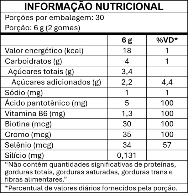 Biotina em gomas Sunflower Uva - 60 Gomas - Image 5