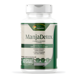 ManjaDetox 60 cápsulas de 500mg - Suplemento Alimentar Capsulado